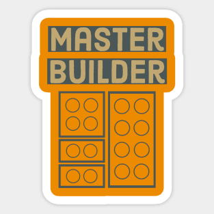 Master Builder Sticker